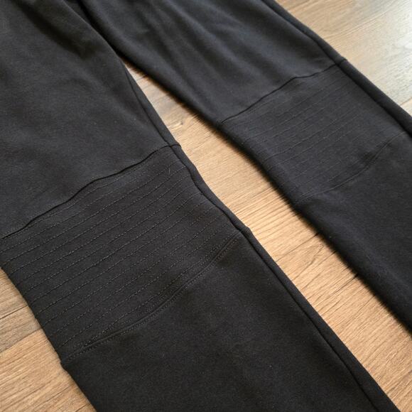 NWT ABS by Allen Schwartz Luxury Collection Paparazzi Moto Legging Black Size L - Picture 4 of 12
